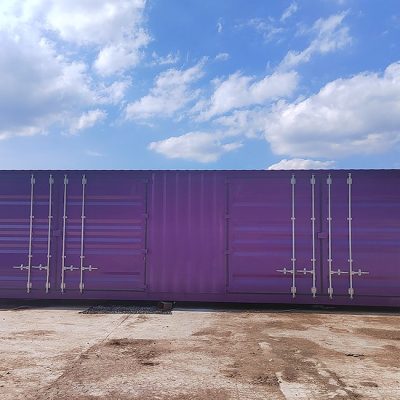 Purple 40-Ft Dry | Open-Side | Container (STD)