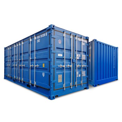 Blue 20-Ft Dry | Open-Side | Container (STD)