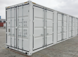 White 40-Ft high cube Open-Side Container