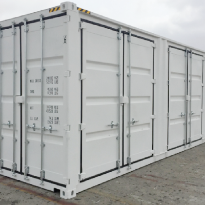 White 40-Ft high cube Open-Side Container