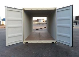 White 20-Ft Dry | Double Door (Double Entrance) | Container (HQ)
