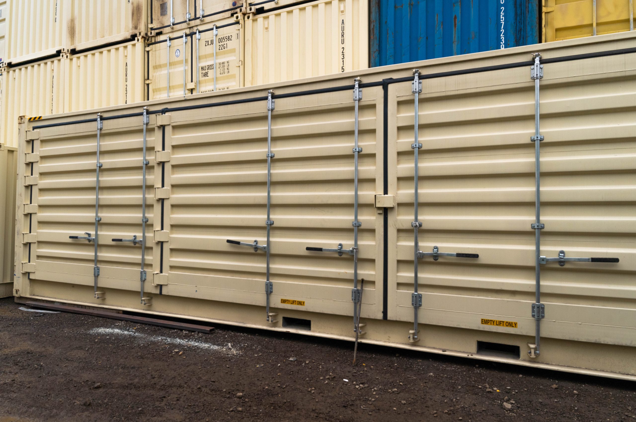 White 40-Ft Dry | Open-Side | Container (STD)